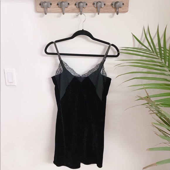 🚫SOLD 01/23🚫 MAJE Ruiza Velvet Slip Dress-Sz 2 - Picture 3 of 8